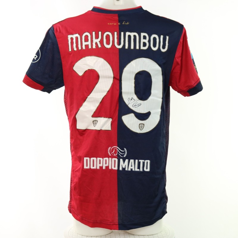 Maglia Makoumbou Unwashed, Cagliari vs Atalanta 2024 - Autografata