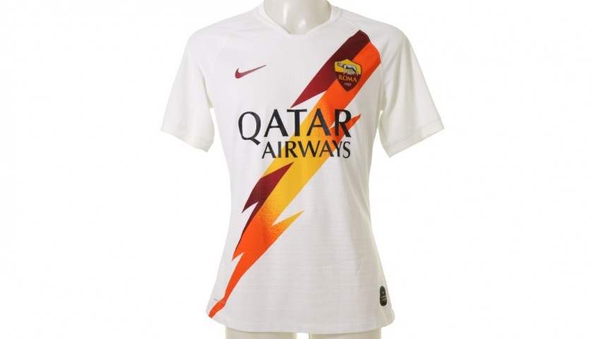 Kluivert's Roma Match Shirt, 2019/20 - CharityStars