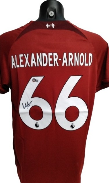 Alexander-Arnold Replica Liverpool Signed Shirt, 2022/23