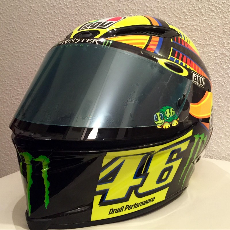 Autographed Helmet by Valentino Rossi 