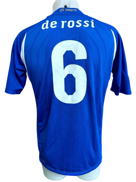 De Rossi's Italy Match-Issued Shirt, 2010