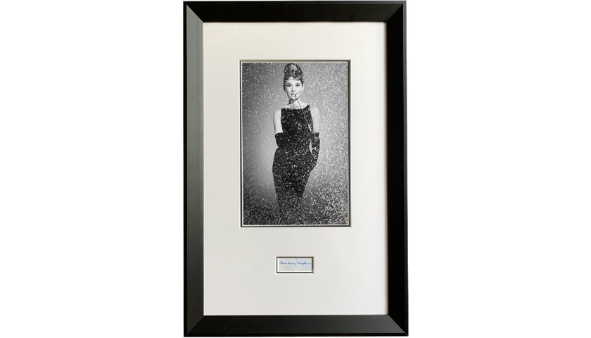 Audrey Hepburn "Breakfast at Tiffany's" Diamond Dust Signed Print
