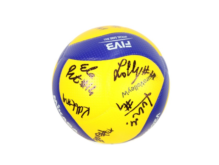 Italy Official ball at Eurovolley 2023 signed by the Women's National Team