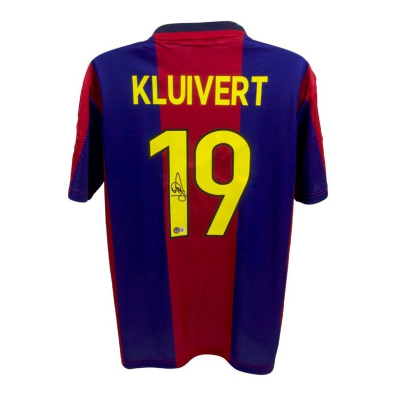 Patrick Kluivert's FC Barcelona Signed Shirt