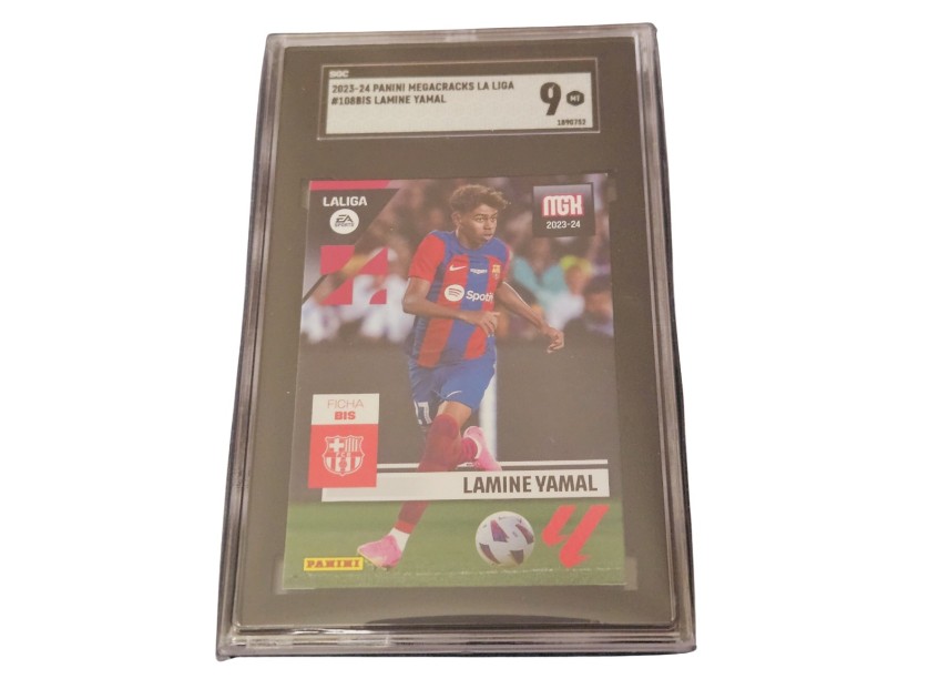 Card Lamine Yamal LaLiga Panini Megacracks, 2023/24 - #108 Bis