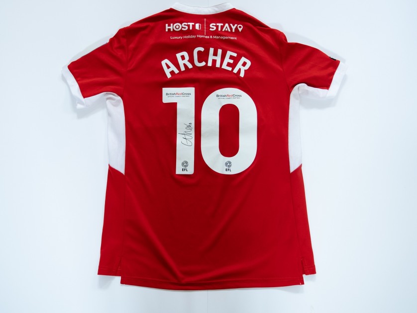 Cameron Archer's Middlesbrough Signed Match Worn Shirt