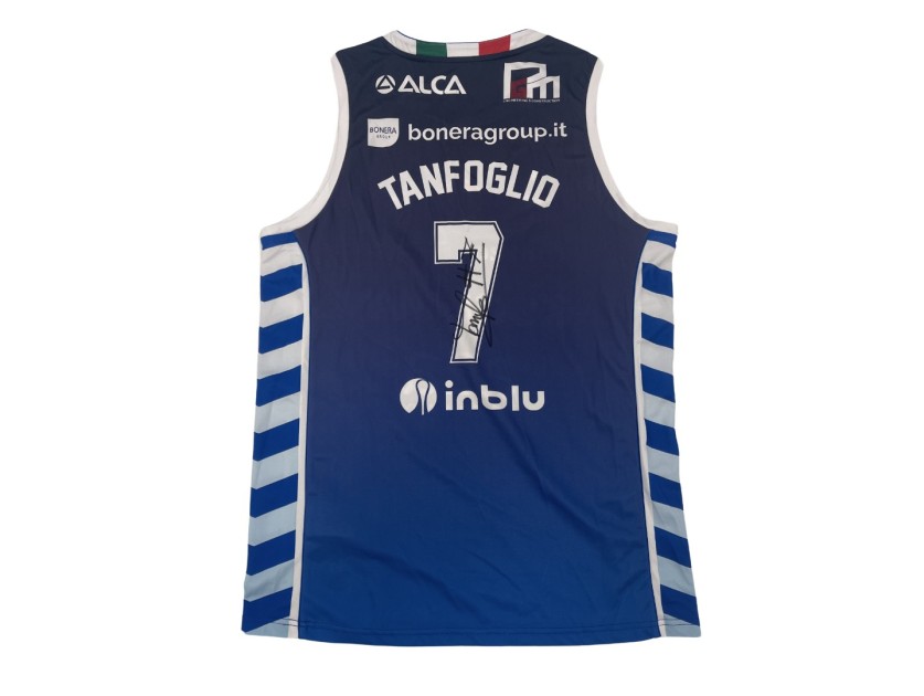 Tanfoglio's Match Signed Kit, Germani Brescia vs Generazione Vincente Napoli Basket, Italy Cup 2024