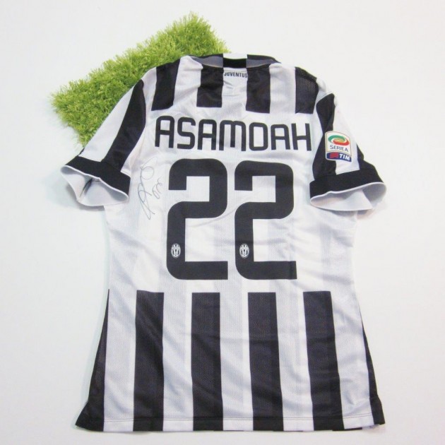 Asamoah Juventus issued/worn shirt, Serie A 2014/2015 - signed