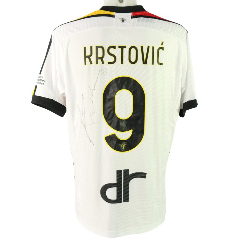 Maglia Krstovic Unwashed Venezia vs Lecce 2024 - Autografata