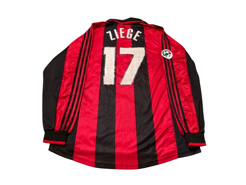 Ziege's Milan Match-Issued Shirt, 1998/99