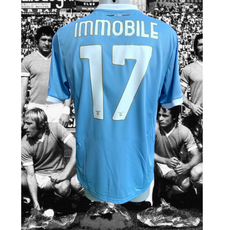 Immobile's Match Shirt, Lazio vs Empoli 2024 - Special 50th Anniversary First Scudetto