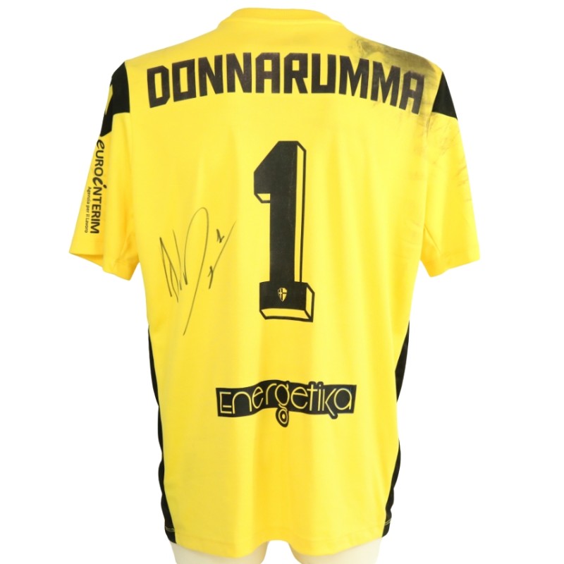 Maglia Donnarumma unwashed Albinoleffe vs Padova 2023 - Autografata