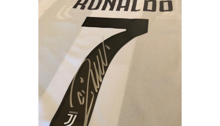 Official Juventus 18/19 Shirt Signed by Cristiano Ronaldo
