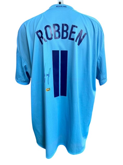 Maglia Ufficiale Robben Olanda, 2008/09 - Autografata
