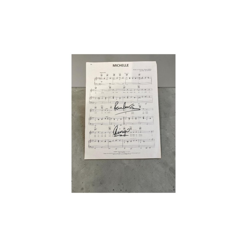 The Beatles Signed Sheet Music