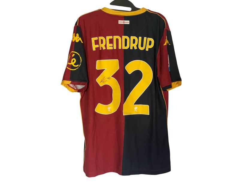 R - Frendrup's Genoa Signed Official Shirt, 2025/26