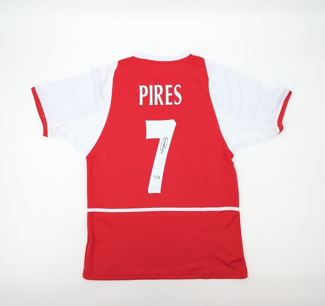 Maglia dell'Arsenal 2003/04 firmata da Pires