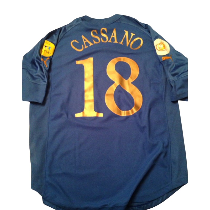 Maglia Cassano Italia, indossata EURO 2004