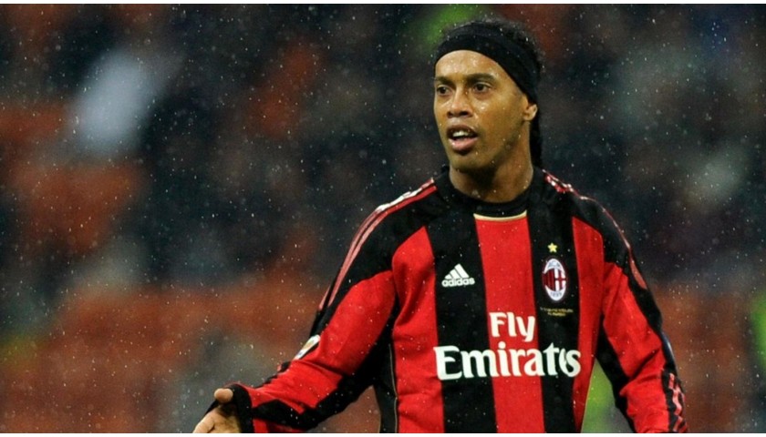 Ronaldinho's Official Signed Milan Shirt, 2010/11