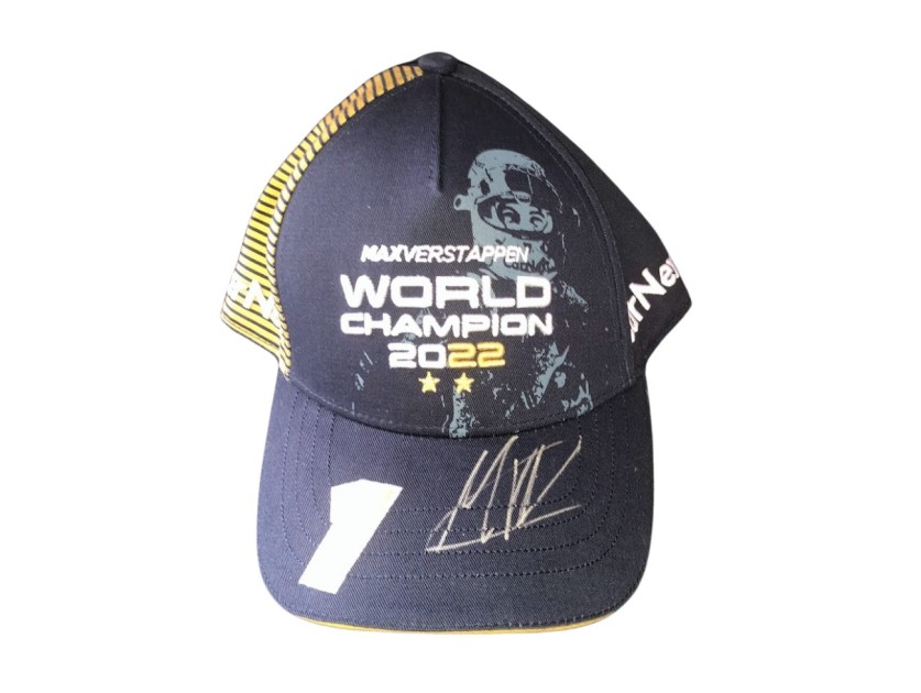 Cappellino ufficiale autografato da Max Verstappen