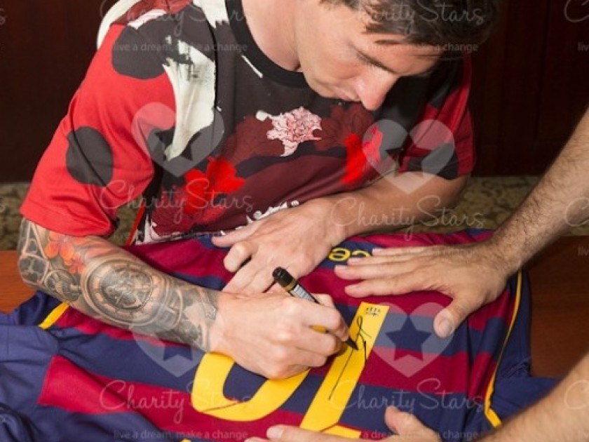 Maglia Messi FC Barcellona 2015/2016 autografata