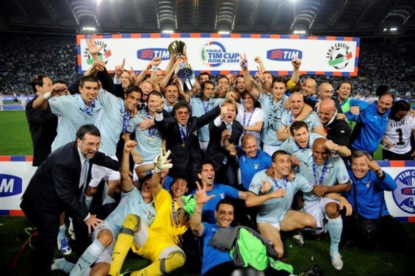 Kolarov's Lazio Match Shirt, TIM Cup Final 2009