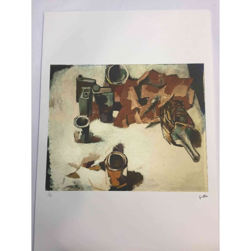Offset lithography by Renato Guttuso (replica)