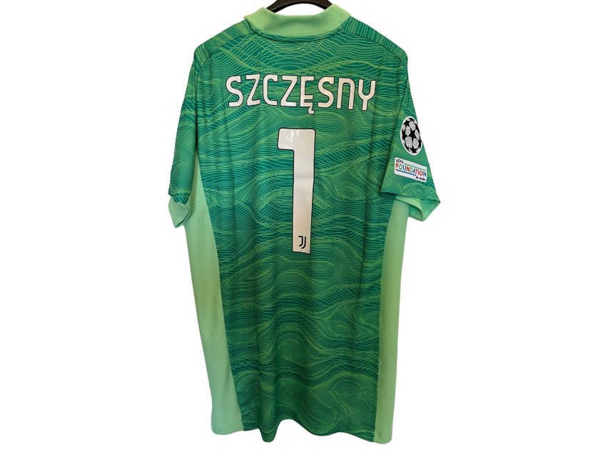 Szczęsny's Juventus Match-Issued Shirt, UCL 2021/22