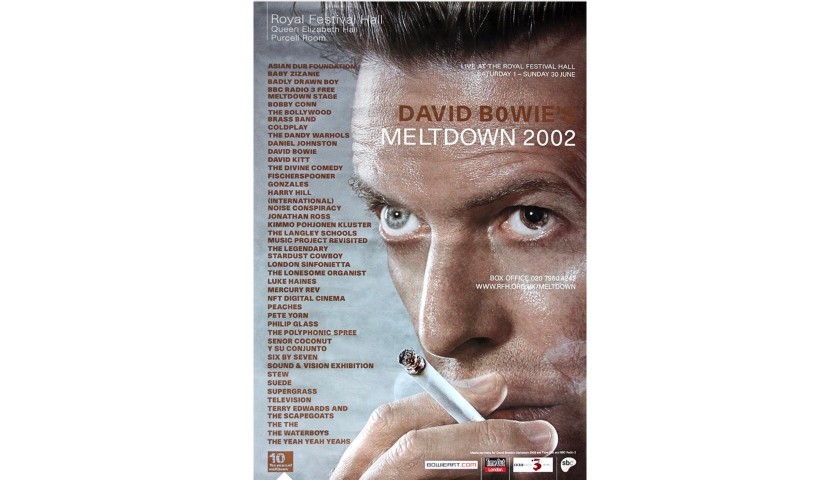 David Bowie Original Tour Poster