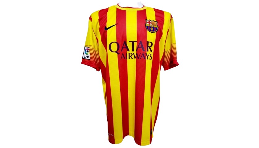 Nike FC Barcelona 2013/14 Messi Away LS Jersey Size Small