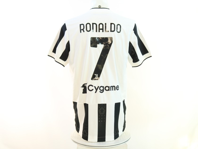 Cristiano Ronaldo's Juventus vs Barcelona Issued Shirt, Gamper Trophy 2021