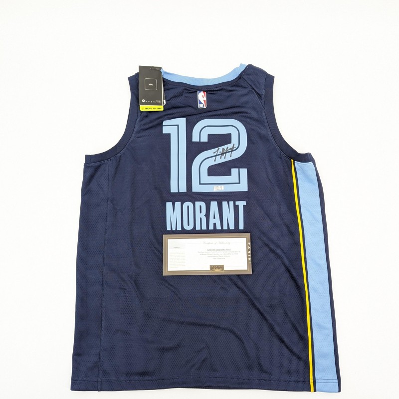 Ja Morant Signed Memphis Grizzlies Jersey