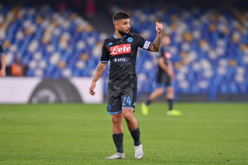 Insigne's Napoli Signed Match Shirt, 2019/20