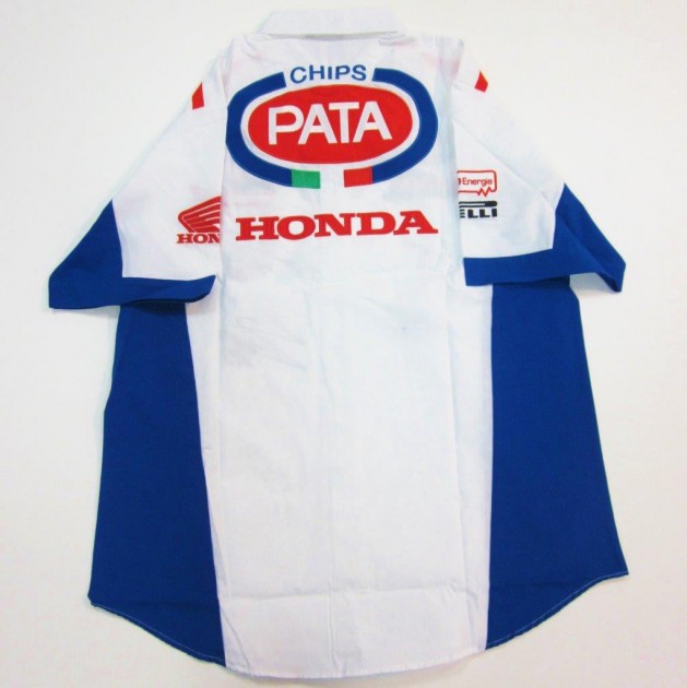Team Pata Honda SBK Shirt signed by the riders