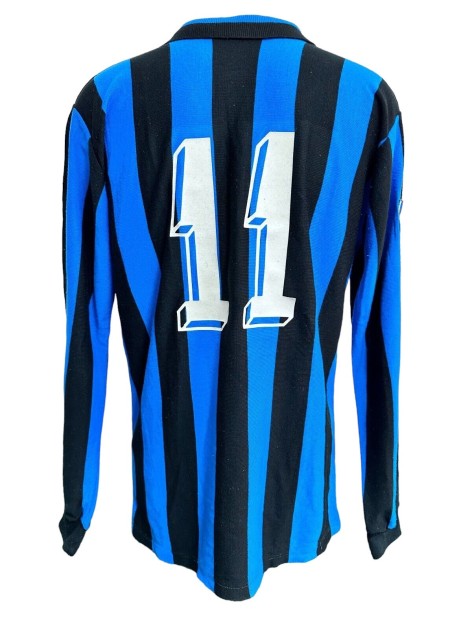 Rummenigge's Match Worn Shirt, Inter vs Torino 1985