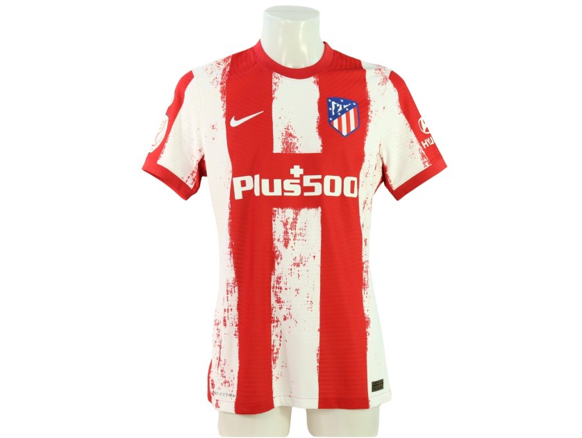 Joao Felix's Atletico Madrid Match-Issued Shirt, 2021/22