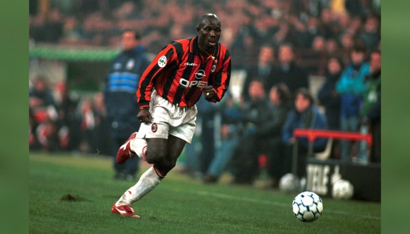 Weah's Official Milan Signed Shirt, 1997/98 