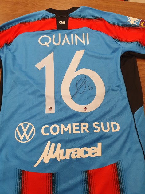 Quaini's Signed Unwashed Shirt, Catania vs Audace Cerignola 2026 - Run for Meyer