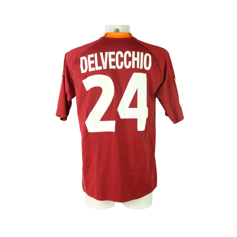 Del Vecchio's Roma Match-Issued Shirt, 2000/01