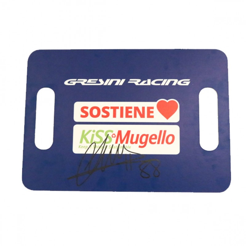 KiSS Mugello "Gresini Racing" Banner - Signed by Martin and Di Giannantonio