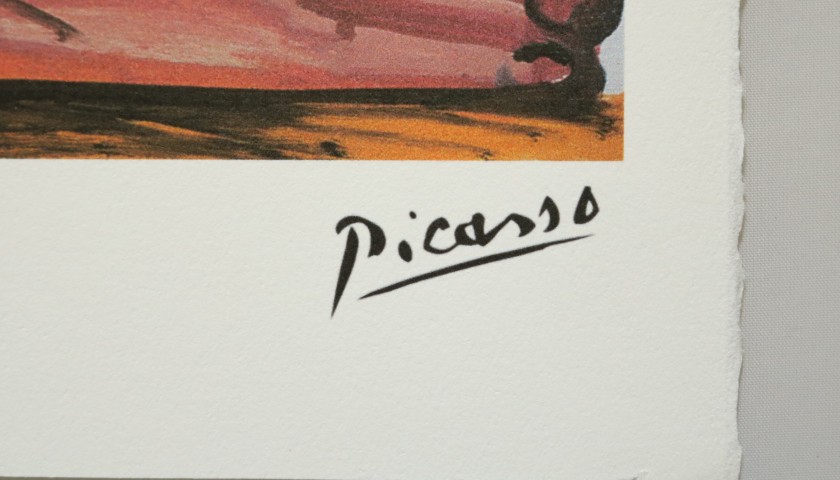 Pablo Picasso Signed Lithograph Charitystars