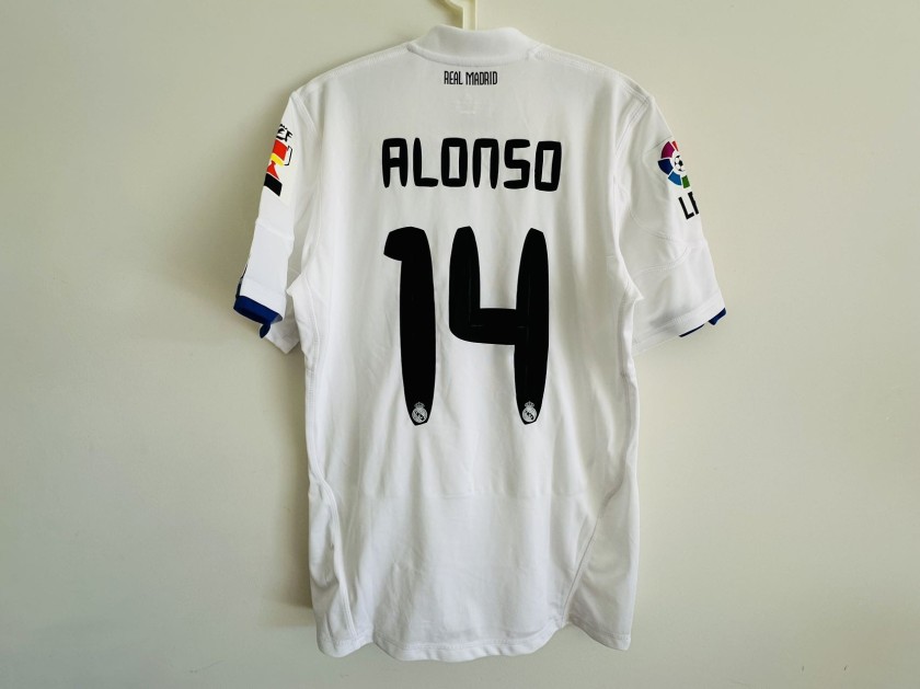 Xabi Alonso's Real Madrid 2011 Final Copa Del Rey Match Shirt