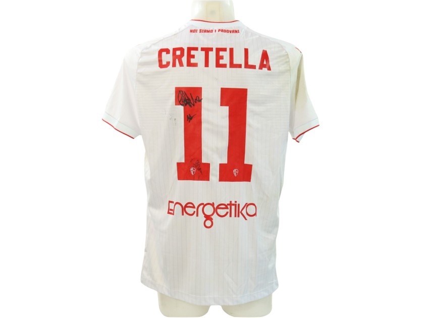 Cretella's Signed Unwashed Shirt, Lumezzane vs Padova 2025