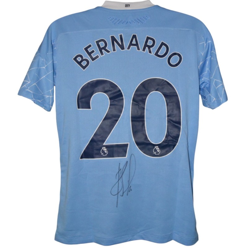 Bernardo Silva's Signed Authentic Home Shirt 