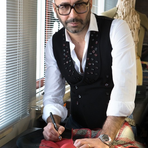 Pino Lerario's designed, worn and signed suit
