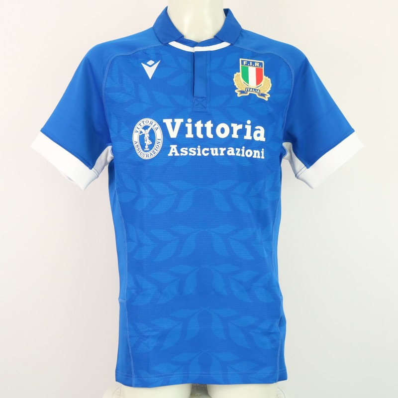 Italian Rugby Federation jersey dedicated to Avv. Montezemolo