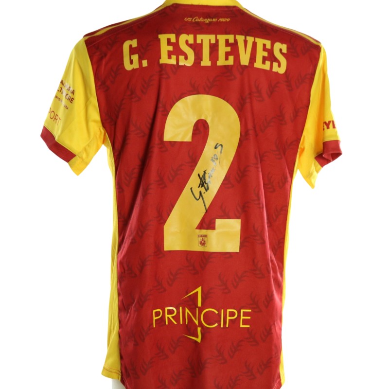 Esteves' Signed Unwashed Shirt, Avellino vs Catanzaro 2026