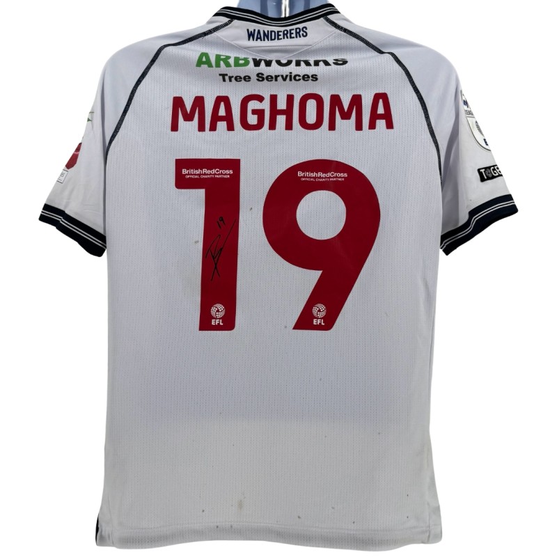 Paris Maghoma's Bolton Wanderers Signed Match Worn Shirt