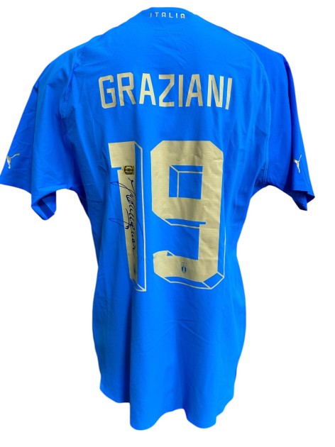 Graziani's Italy Legends Signed Match-Issued Shirt