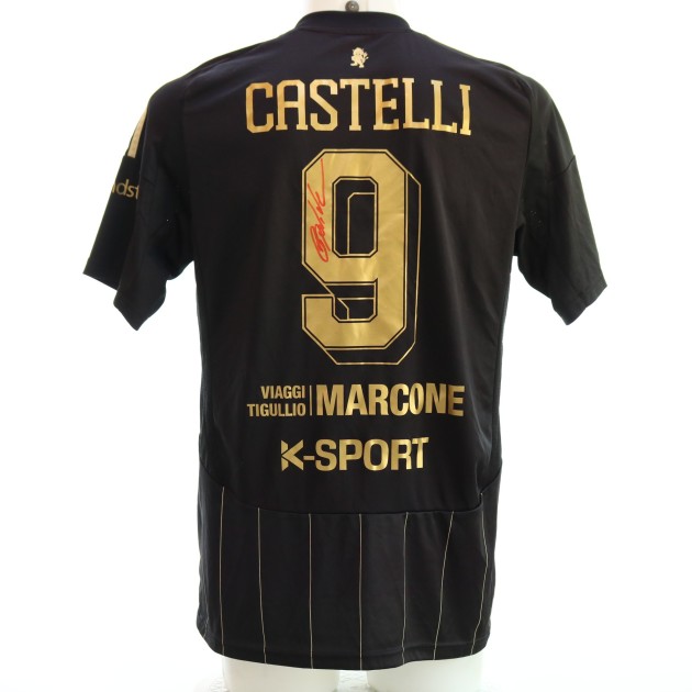 Castelli's Unwashed Signed Shirt, Rimini vs Virtus Entella 2024